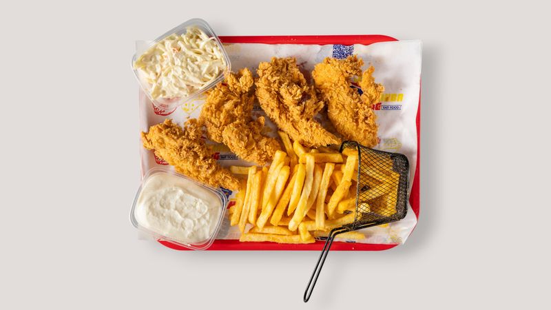 Tender and Wing Feast combo meal